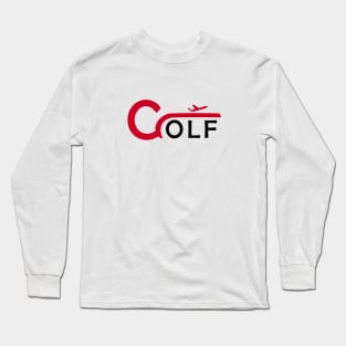 GOLF Aviation Phonetic Alphabet Pilot Airplane Long Sleeve T-Shirt